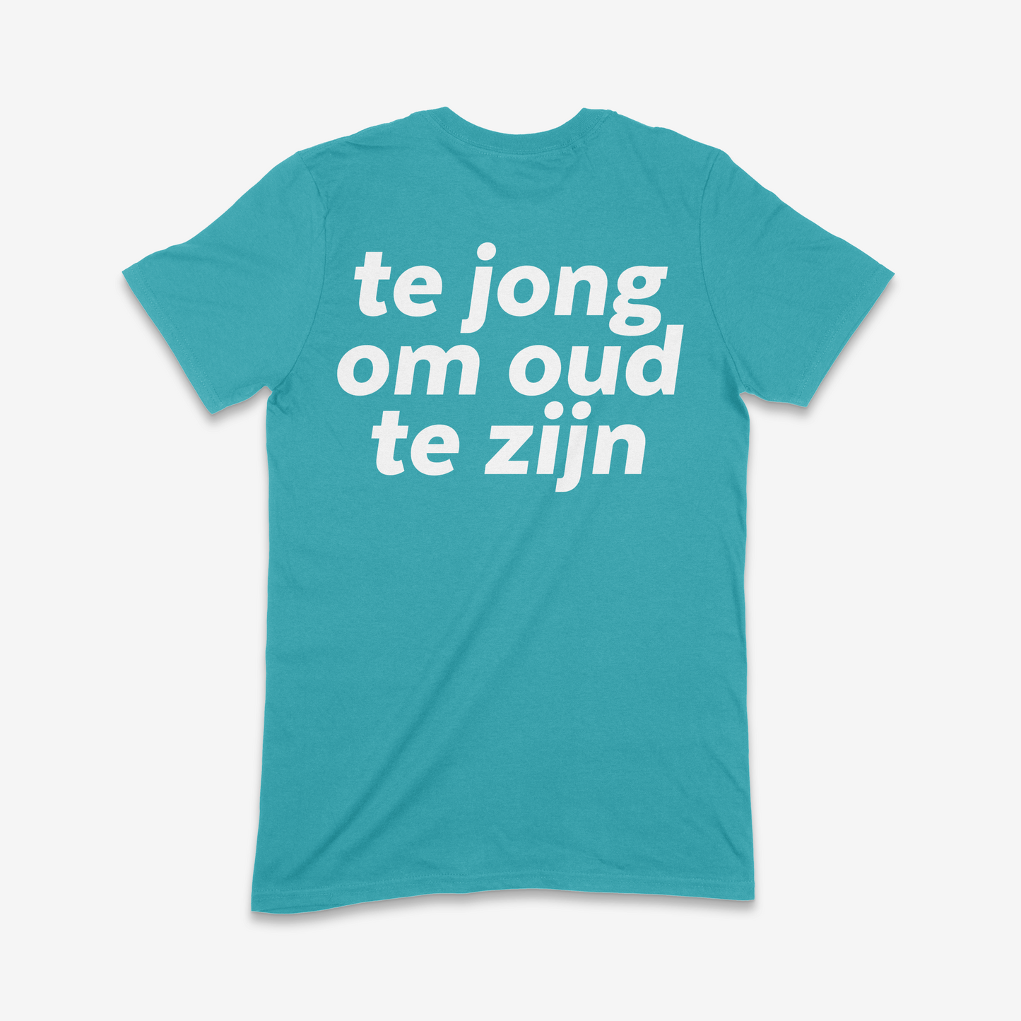 T-Shirt Cassette - Te Jong Om Oud Te Zijn