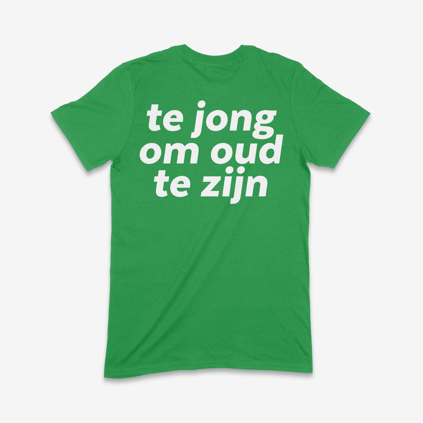 T-Shirt Cassette - Te Jong Om Oud Te Zijn